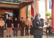 Wakil Bupati Musi Rawas Melepas Kontingen Karang Pamitran Nasional