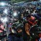 Pemudik Motor Memadati Pelabuhan Ciwandan Pada Puncak Arus Mudik. Ath6