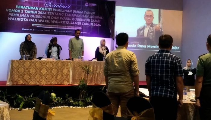 KPU Kota Jambi Gelar Sosialisasi Tahapan Pilkada 2024