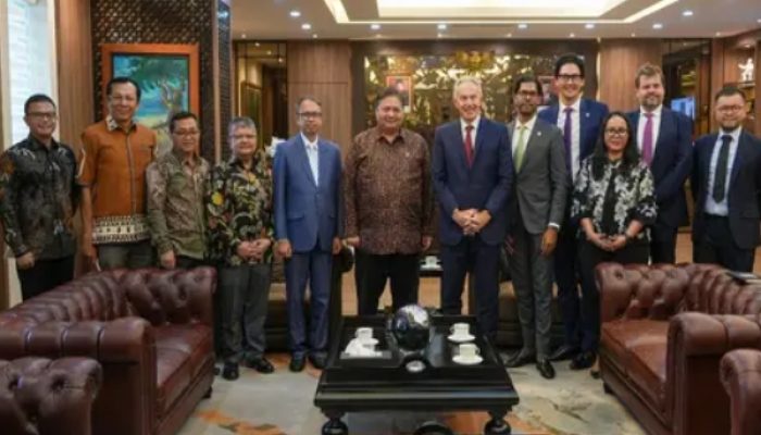 Mantan PM Inggris Tony Blair Bertemu Menko Airlangga Hartarto, Bicarakan Tentang ini