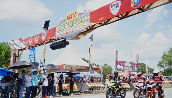 155 Pembalap Motor Ramaikan Kejurnas Motoprix Region A Sumatra Putaran II Riau