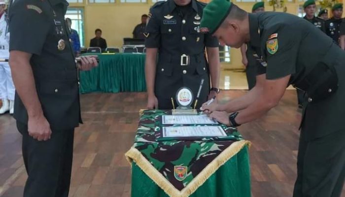 Danrem 042/Gapu Brigjen TNI Rachmad Pimpin Sertijab Dandim 0417/Kerinci