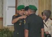 Danrem 042/Gapu Brigjen TNI Rachmad Pimpin Sertijab Dandim 0415/Jambi Letkol Inf Yoga Cahya Prasetya