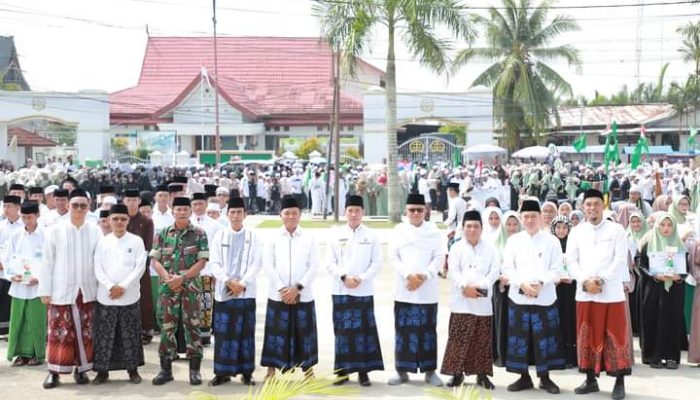 Pjs. Bupati Tanjab Barat Pimpin Upacara Peringatan Hari Santri Nasional 2024