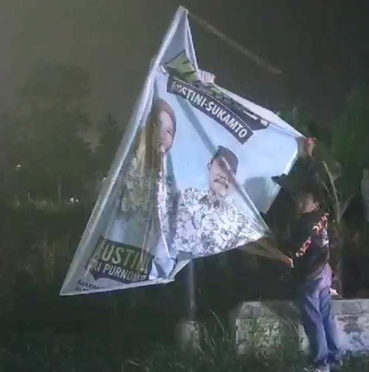 Baliho Kusuka Sleman Dirusak Sporadis, Saksi: Pelakunya Mirip Klitih 8 Baliho Kusuka Sleman