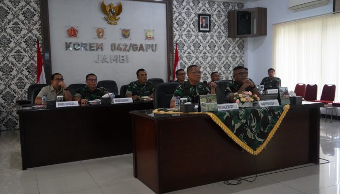 Korem 042/Gapu Siap Amankan Pilkada Serentak, Danrem Beri Arahan Tegas