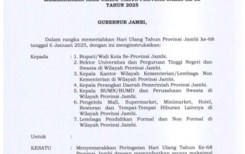 ASN Gunakan Pakaian Melayu Untuk Meriahkan HUT Provinsi Jambi