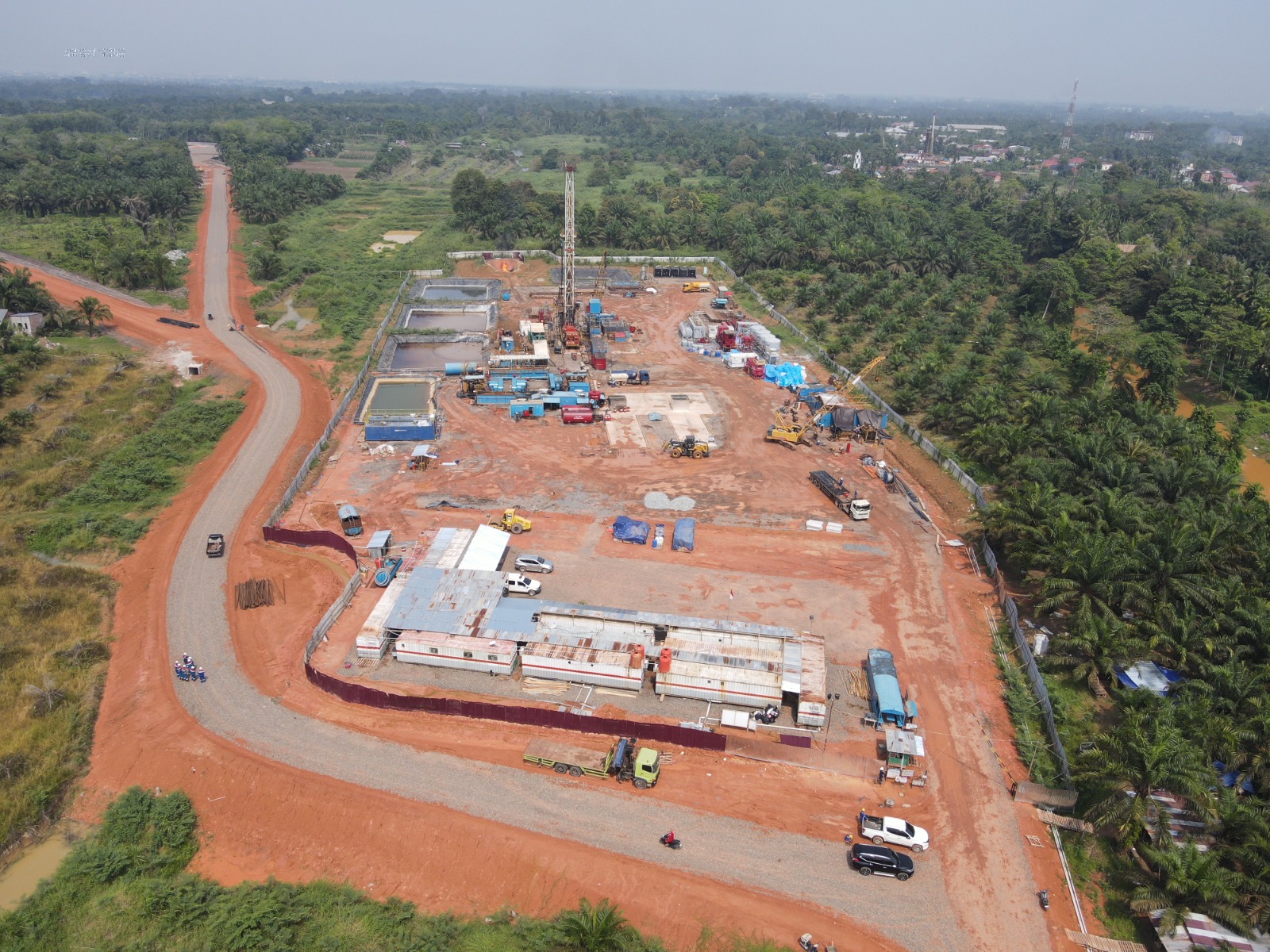 Salah satu sumur di struktur Puspa Asri di Jambi yang berhasil dibor dan berkontribusi terhadap peningkatan produksi PHR Zona 1.