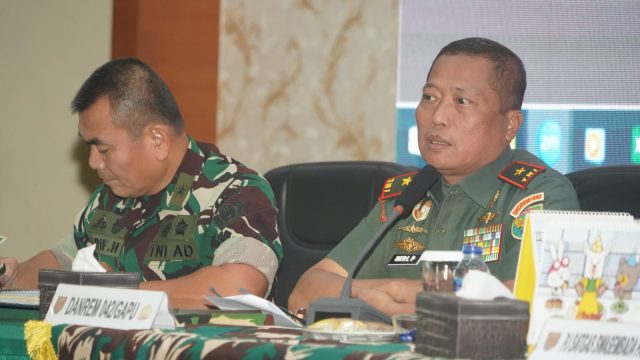 Danrem 042/Gapu pimpin Rakor swasembada pangan Provinsi Jambi Tahun 2025