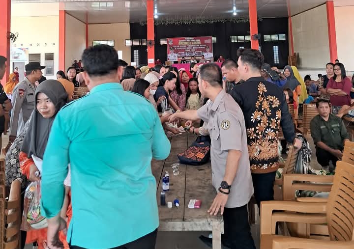 Pemkab Musi Rawas Utara Operasi Pasar Murah di Desa Beringin Makmur II