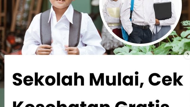 Jangan Terlewat, Cek Kesehatan Gratis di Sekolah Mulai Agustus 2025
