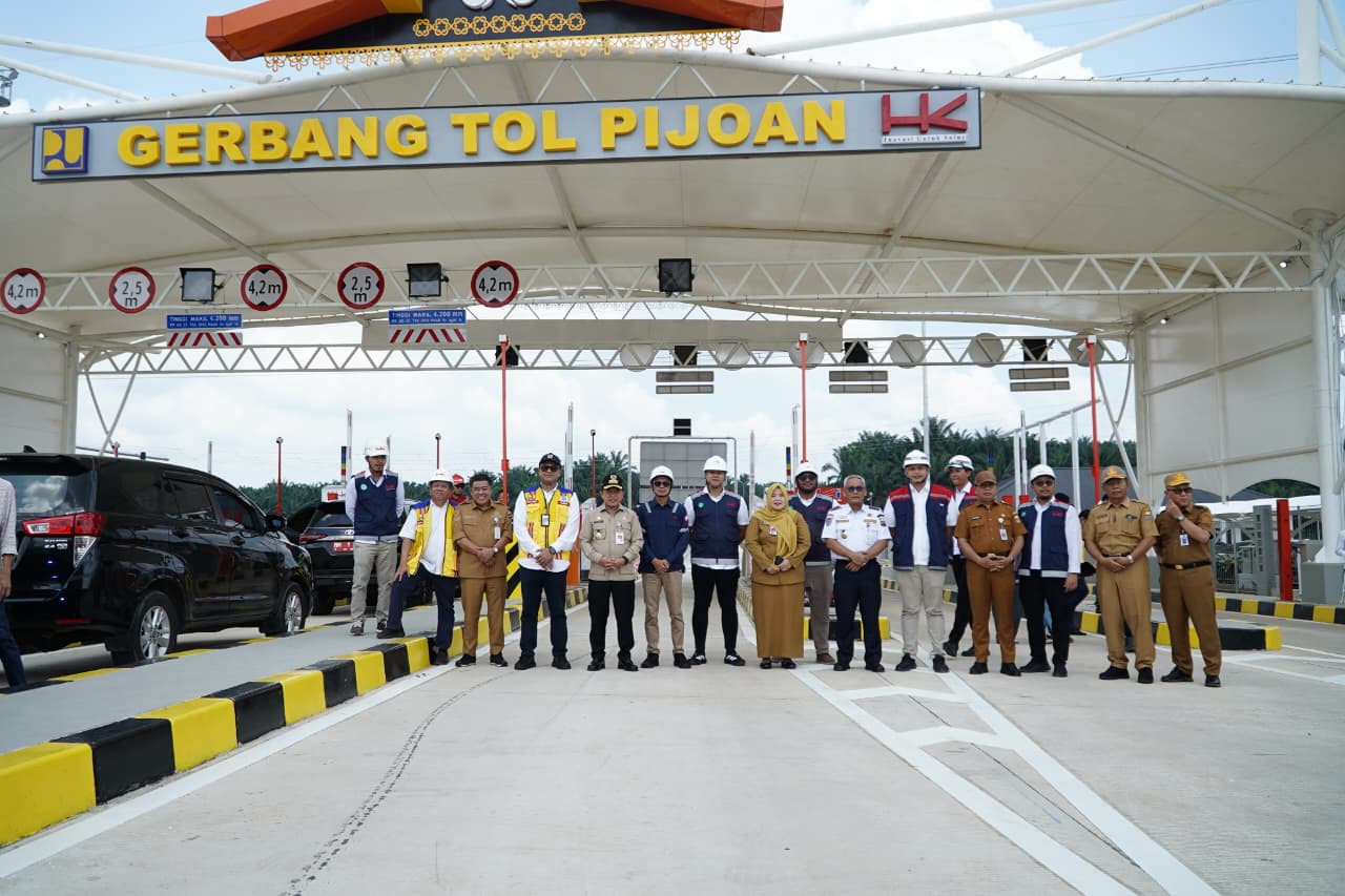 Gubernur Al Haris Tinjau Progres Jalan Tol Pijoan – Sebapo – Bayung Lencir