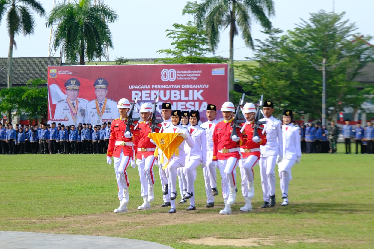 Peringati HUT RI Ke-80, Gubernur Al Haris Minta Seluruh Warga Negara Terlibat Membangun Negara