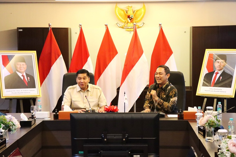 Menteri PKP Ajak LKPP Sinergi Dukung Percepatan Pengadaan Barang/Jasa Bidang Perumahan
