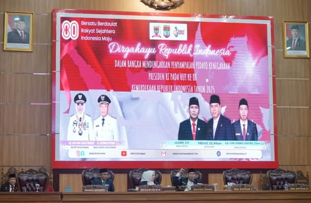 Rapat Paripurna DPRD Musi Rawas, Mendengar Pidato Presiden HUT RI Ke- 80