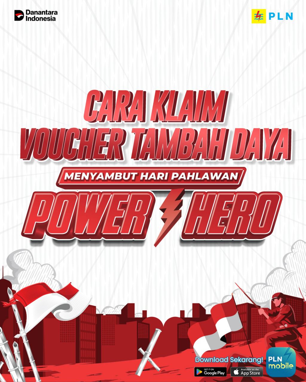 Semangat Hari Pahlawan, PT PLN (Persero) Program Tambah Daya Diskon 50%