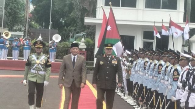 Menhan RI Terima Kunjungan Kepala Staf Gabungan Yordania