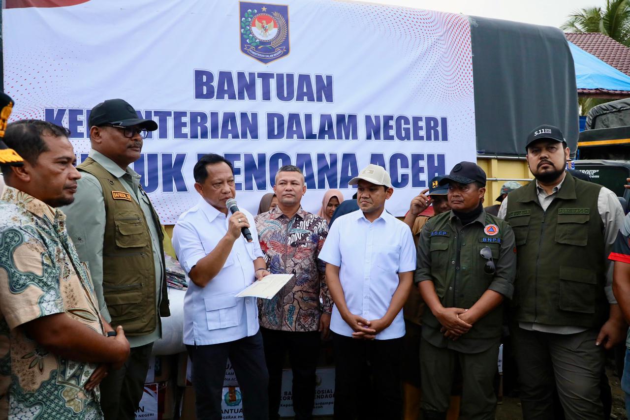 Mendagri Akan Buka Posko Induk Bencana Sumatra di Aceh