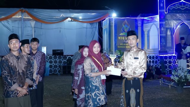 MTQ ke-X Sungai Bengkal Berlangsung Sukses, RW 3 Muara Danau Juara Umum