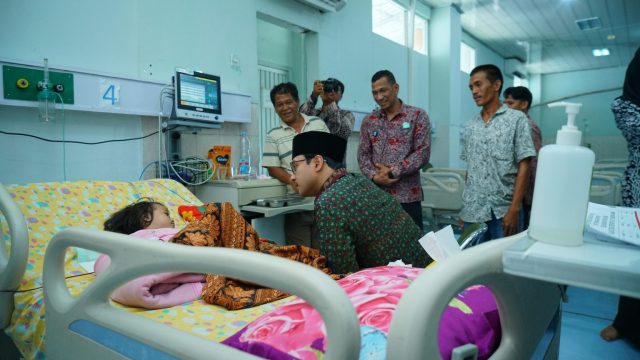 Wawako Diza Lihat Kondisi Balita Usia 4 Tahun Penderita Penyakit Leukimia, Pastikan kebutuhan Ditanggung Pemerintah