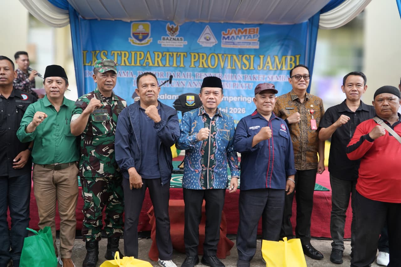 Gubernur Al Haris: Pengusaha dan Pekerja, Satu Kesatuan yang Tak Bisa Dipisahkan