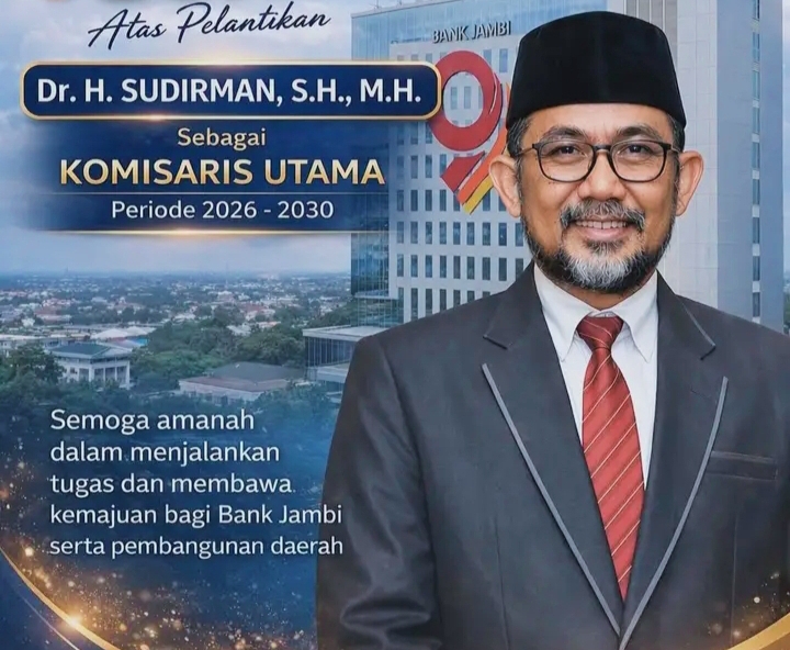 Pelantikan Sudirman Perkuat Sentimen Positif dan Kepercayaan Publik terhadap Bank Jambi