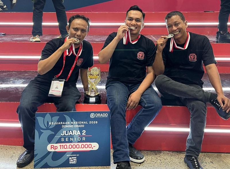Juara Dua Kejurnas Orado 2026, Tim Domino Jambi Bukti Ketangguhan Strategi di Level Nasional