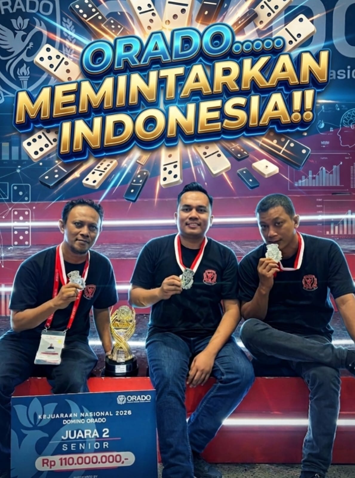 Di Balik Meja Kayu: Perjuangan Atlet Domino Jambi Menaklukkan Panggung Nasional