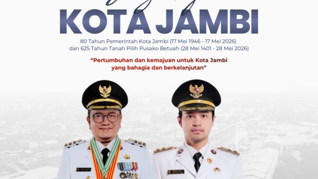 Dirgahayu Kota Jambi ke-80 & 625 Tahun Tanah Pilih Pusako Betuah