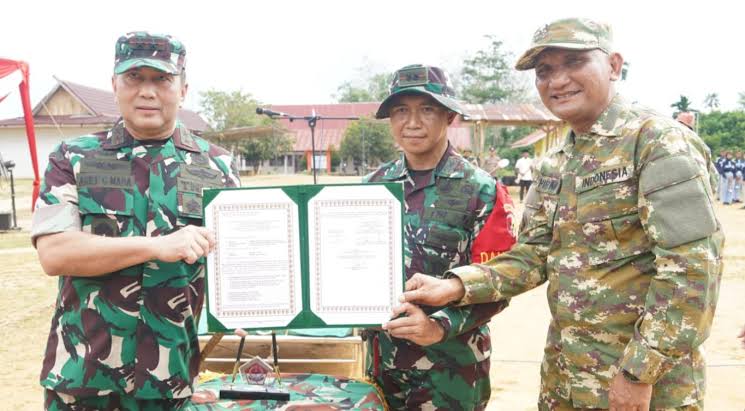 Pangdam XX/TIB Tegaskan TMMD Jadi Motor Pembangunan Desa Saat Tutup TMMD Ke-128 di Sarolangun
