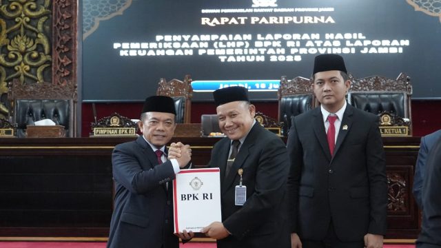 Pemprov Jambi Kembali Raih Opini WTP ke-14, Gubernur Al Haris: Kita Perbaiki Tata Kelola Keuangan dengan Baik