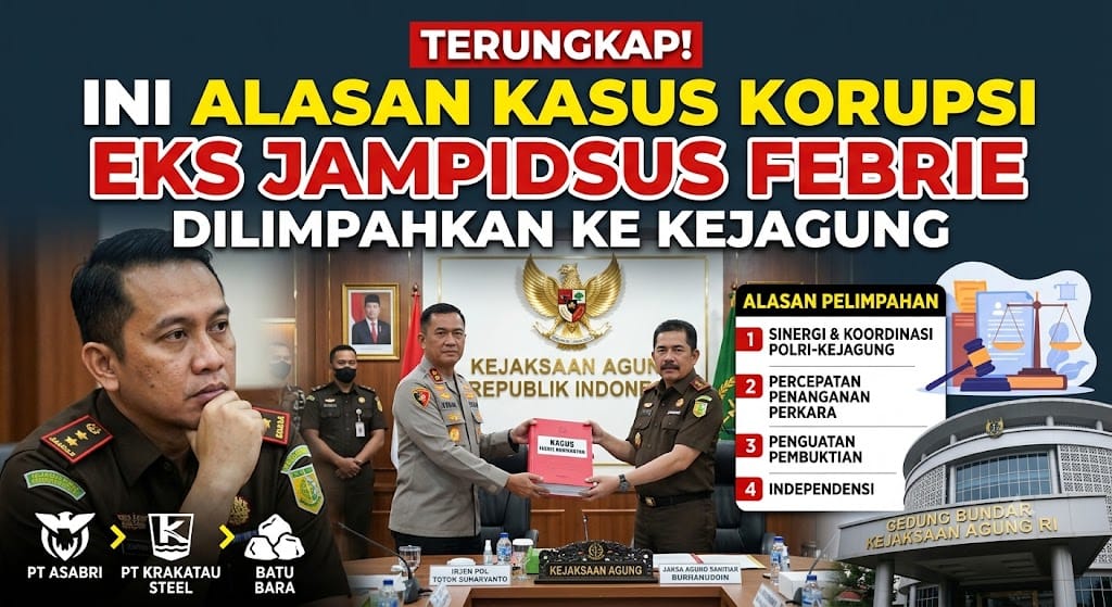 Terungkap Alasan Kasus Korupsi Eks Jampidsus Febrie Dilimpahkan ke Kejagung