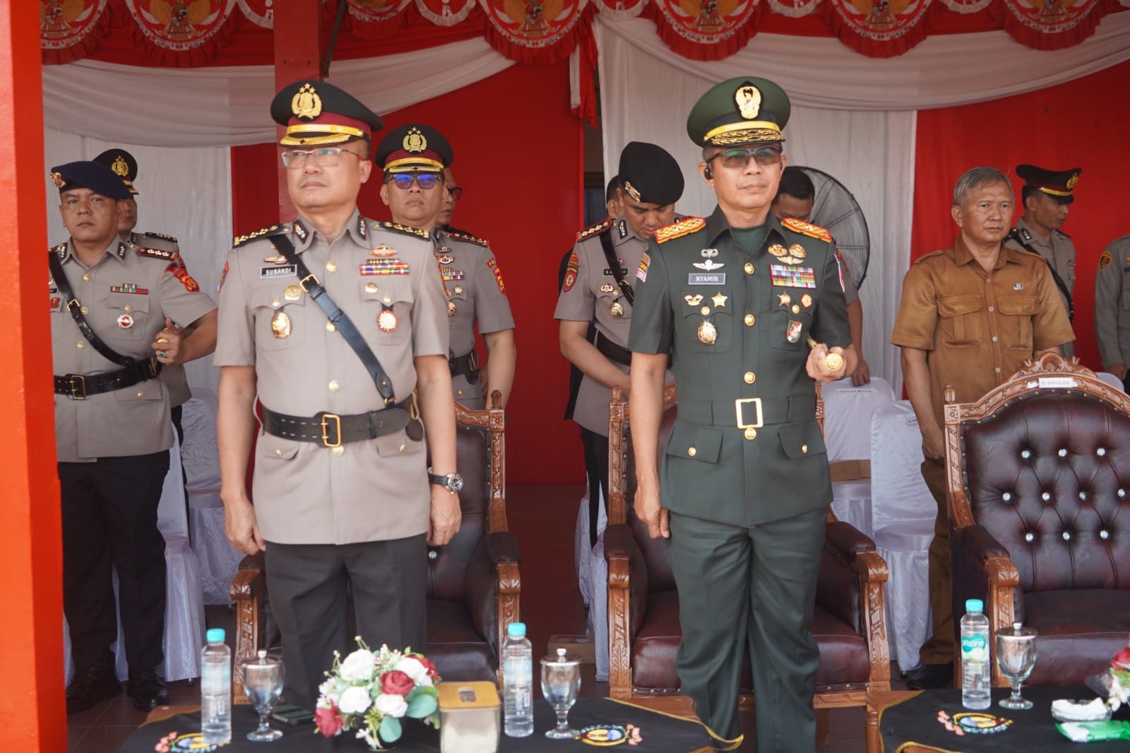 Danrem 042/Gapu Hadiri Pembukaan Diktuk Bintara Polri TA 2026 di SPN Polda Jambi