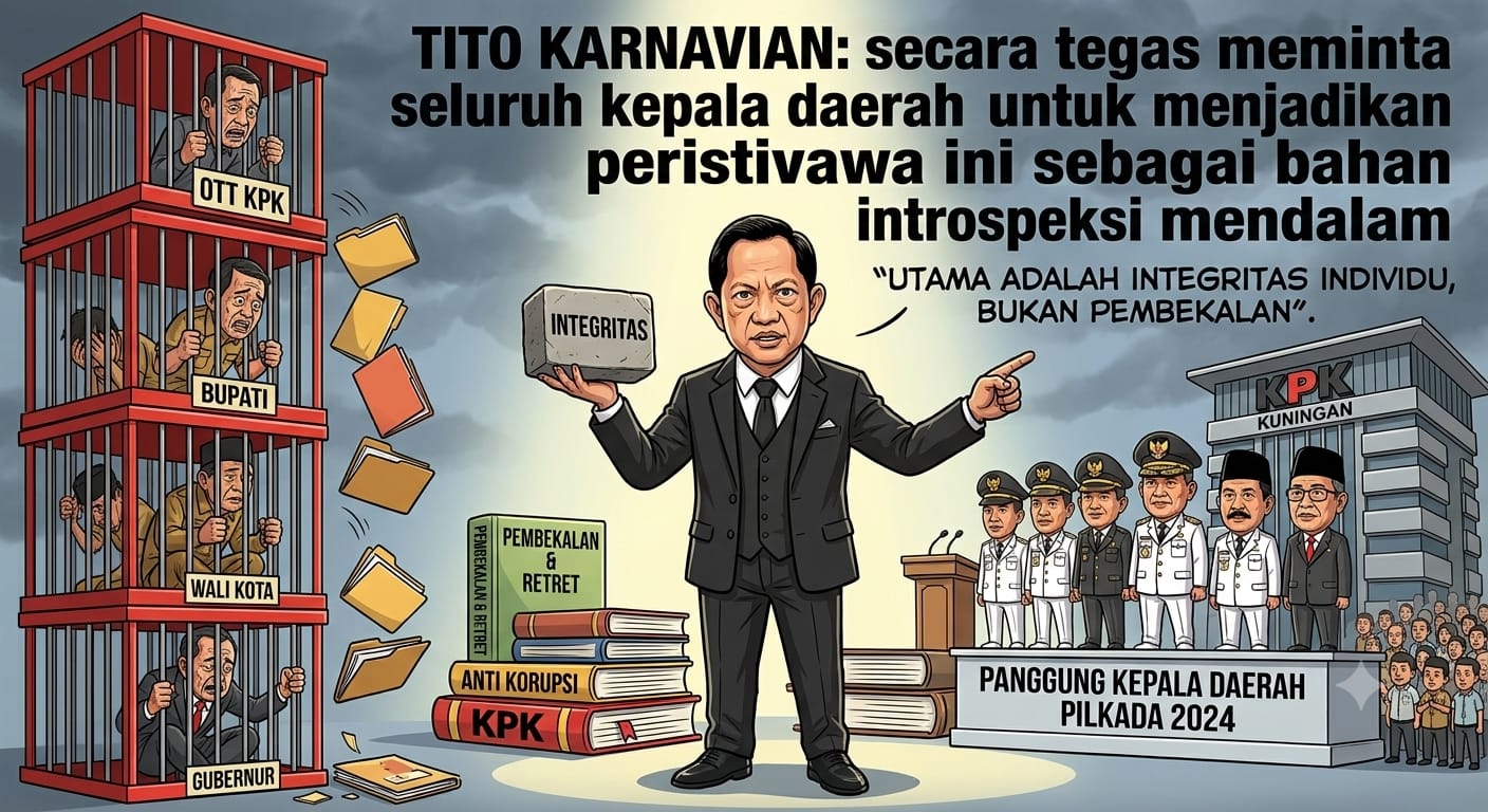 Mendagri Tito Karnavian: OTT KPK Jadi Bahan Introspeksi Kepala Daerah dan Jaga Integritas