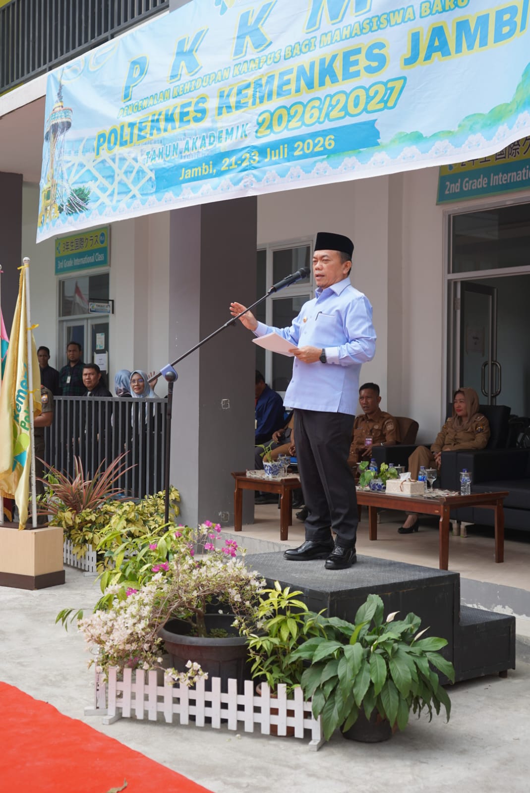 Gubernur Al Haris Buka PKKMB Poltekkes Kemenkes Jambi, Tekankan Peran Strategis Tenaga Kesehatan dan Promosi Kesehatan