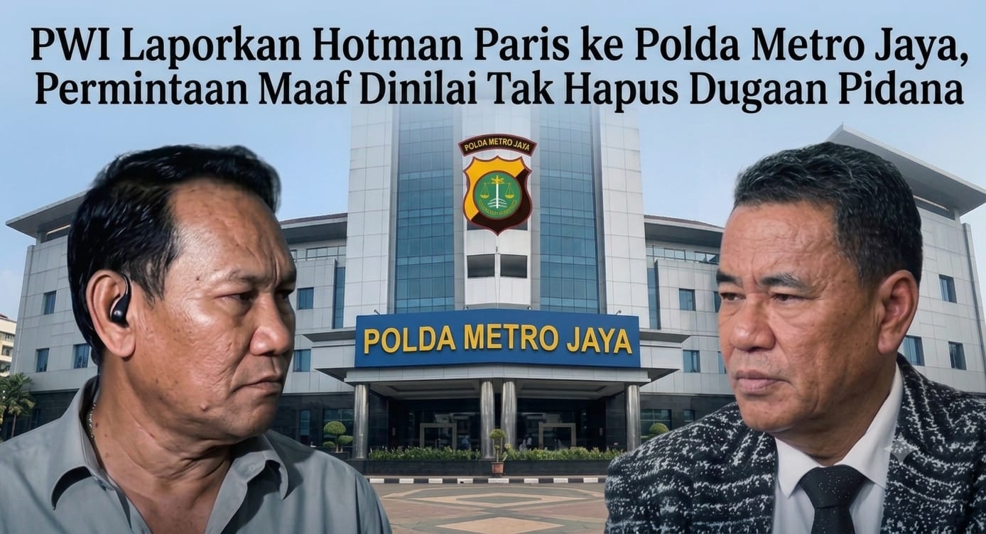 Dianggap Pelecehan Profesi, PWI Pusat Seret Hotman Paris ke Jalur Hukum