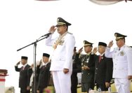 Hujan Gerimis Warnai Upacara HUT ke-81 RI, Semangat Kemerdekaan Tetap Berkobar di Tanjab Barat