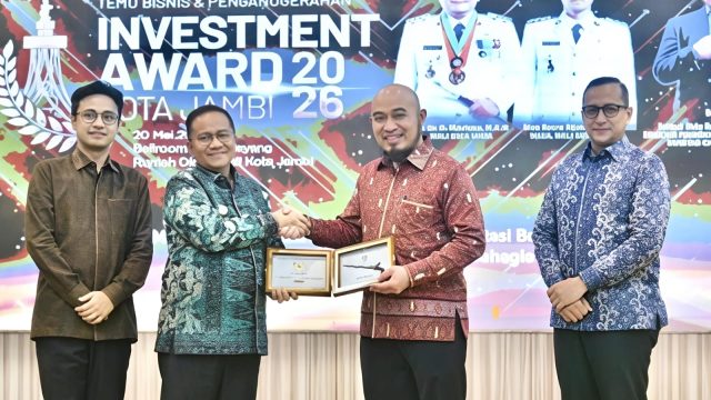 Lompatan Gemilang, Pemerintah Kota Jambi Raih Predikat "Sangat Baik" Kinerja Investasi Tingkat Nasional 2026