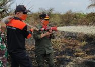 Turun Langsung Padamkan Karhutla di Air Merah, Gubernur Al Haris: Api Sudah 3 Hari, Gambut Sulit Dipadamkan