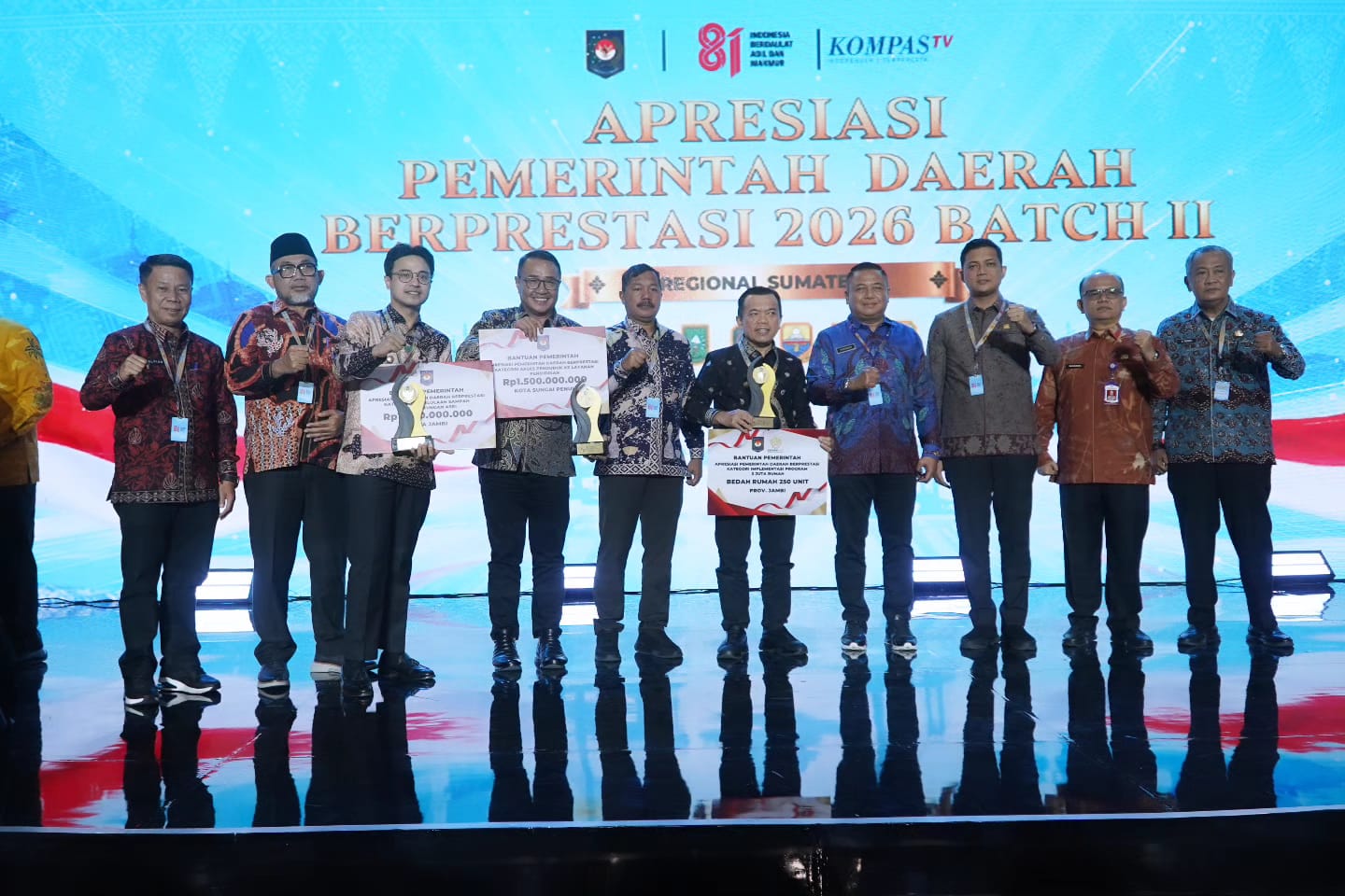 Jambi Berprestasi Tingkat Nasional, Gubernur Al Haris: Jadi Motivasi dan Penyemangat Bekerja Lebih Giat