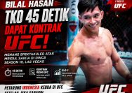 Bilal Hasan Menang 45 Detik di DWCS, Petarung Indonesia Dapat Kontrak UFC