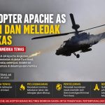 Helikopter Apache AS Jatuh dan Meledak di Texas, Dua Tentara Tewas