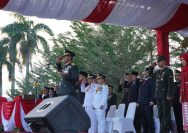Gubernur Jambi Al Haris dan Forkopimda Hadiri Upacara Penurunan Bendera dengan Khidmat