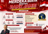 Bank Jambi Buka Program Merdeka Biaya, Cashback Debitur hingga Rp1 Juta