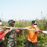 Tak Gentar Lewati Medan Sulit, Al Haris Berjibaku Padamkan Karhutla di Pelosok Tanjabtim