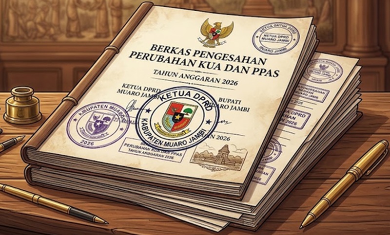 DPRD Muaro Jambi Sahkan Perubahan KUA dan PPAS Tahun Anggaran 2026