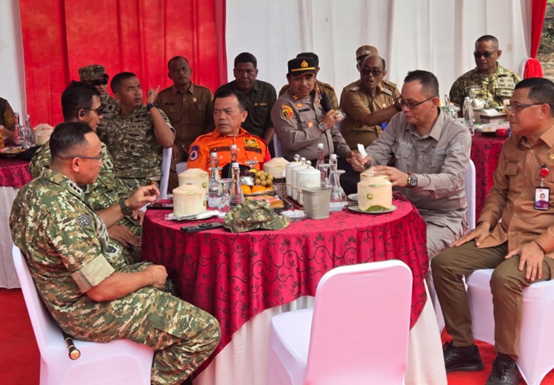 Wakil Ketua II DPRD Muaro Jambi Hadiri Peninjauan Pangdam XX/TIB ke Sungai Bertam