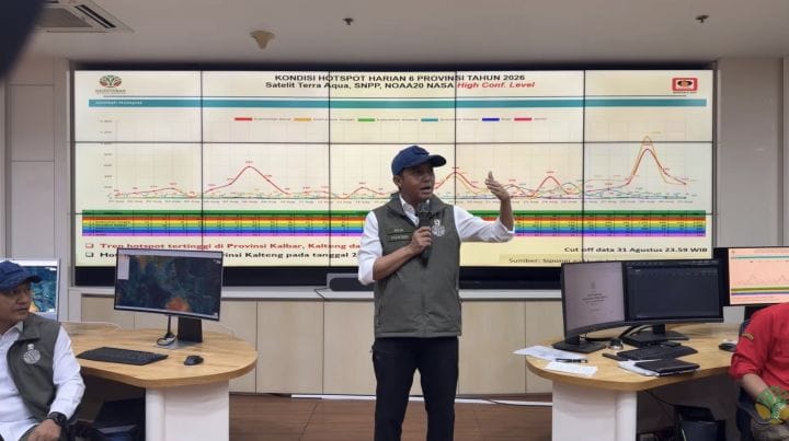 Karhutla Mulai Terkendali, Raja Juli Antoni Ungkap Ancaman El Nino 2026 Mirip 2015