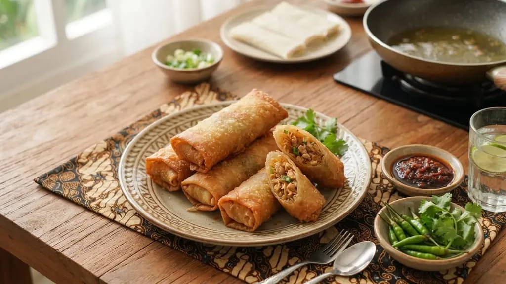 Resep Bihun Gulung Isi Ayam, Camilan Gurih Harum yang Cocok untuk Teman Santai