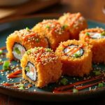 Resep Sushi Geprek, Fusion Unik dengan Ayam Krispi dan Sambal Pedas